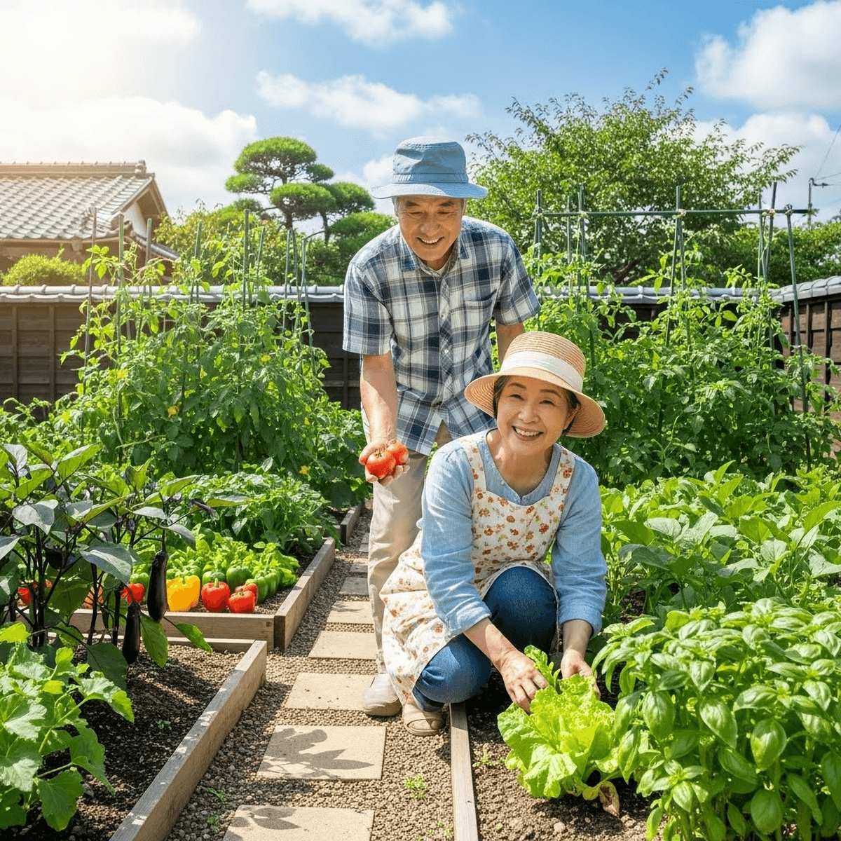 農業を楽しむご夫婦